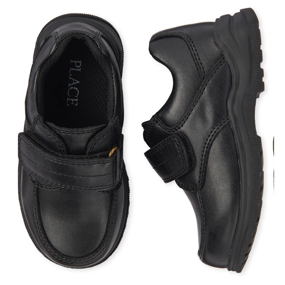 The Children’s Place Toddler Uniform Shoes Size 5C Black - Picture 1 of 5